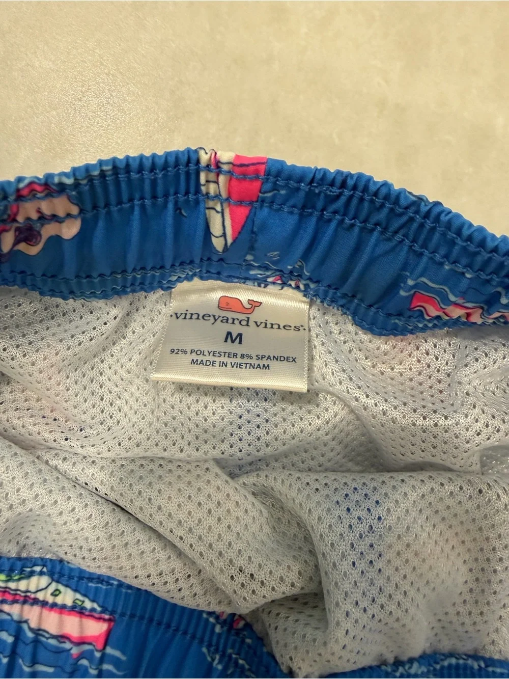 Vineyard Vines Blue Nautical Boat & Sail Print